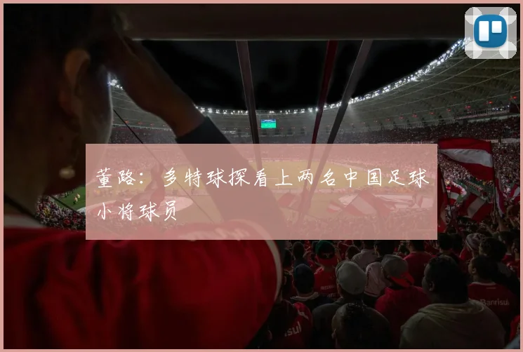 董路：多特球探看上两名中国足球小将球员